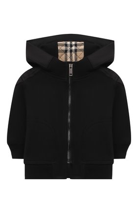 Детский хлопковая толстовка BURBERRY черного цвета по цене 22300 руб., арт. 8040857 | Фото 1 Детский хлопковая толстовка BURBERRY черного цвета, арт. 8040857 | Фото 1