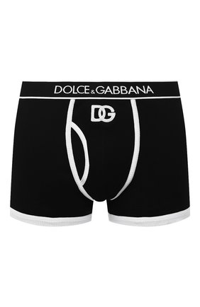 Мужские хлопковые боксеры DOLCE & GABBANA черного цвета по цене 5640 руб., арт. M4D21J/0UAIJ | Фото 1 Мужские хлопковые боксеры DOLCE & GABBANA черного цвета, арт. M4D21J/0UAIJ | Фото 1 (Материал внешний: Хлопок; Мужское Кросс-КТ: Трусы; Кросс-КТ: бельё)