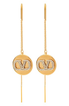 Женские серьги VALENTINO золотого цвета по цене 40950 руб., арт. WW2J0I66/YCW | Фото 1 Женские серьги VALENTINO золотого цвета, арт. WW2J0I66/YCW | Фото 1