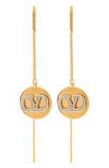 Женские серьги VALENTINO золотого цвета, арт. WW2J0I66/YCW | Фото 1 (Региональные ограничения белый список (Axapta Mercury): RU; Материал: Металл)