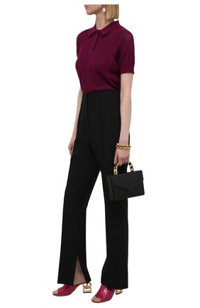 Женские комбинированные мюли keira DOLCE & GABBANA фуксия цвета по цене 79950 руб., арт. CR1176/A1471 | Фото 2 Женские комбинированные мюли keira DOLCE & GABBANA фуксия цвета, арт. CR1176/A1471 | Фото 2