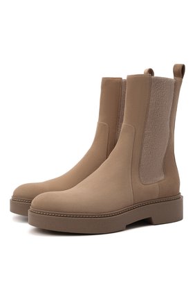Женские кожаные ботинки SANTONI бежевого цвета по цене 49650 руб., арт. WTHW59825BEINMGDE90 | Фото 1 Женские кожаные ботинки SANTONI бежевого цвета, арт. WTHW59825BEINMGDE90 | Фото 1 (Материал внутренний: Натуральная кожа; Каблук высота: Низкий; Женское Кросс-КТ: Челси-ботинки; Подошва: Платформа; Материал внешний: Кожа)