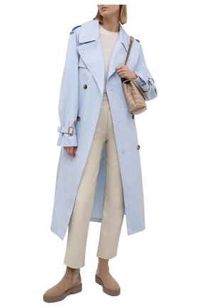 Женские кожаные ботинки SANTONI бежевого цвета по цене 49650 руб., арт. WTHW59825BEINMGDE90 | Фото 2 Женские кожаные ботинки SANTONI бежевого цвета, арт. WTHW59825BEINMGDE90 | Фото 2 (Материал внутренний: Натуральная кожа; Каблук высота: Низкий; Женское Кросс-КТ: Челси-ботинки; Подошва: Платформа; Материал внешний: Кожа)