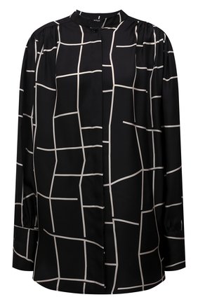 Женская шелковая рубашка KITON черно-белого цвета по цене 126000 руб., арт. D52412K0560A | Фото 1 Женская шелковая рубашка KITON черно-белого цвета, арт. D52412K0560A | Фото 1 (Рукава: Длинные; Материал внешний: Шелк; Стили: Кэжуэл; Женское Кросс-КТ: Рубашка-одежда; Длина (для топов): Удлиненные; Принт: Клетка)