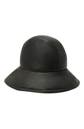 Женская панама из экокожи NANUSHKA черного цвета по цене 16750 руб., арт. NU21PFHT00199 | Фото 1 Женская панама из экокожи NANUSHKA черного цвета, арт. NU21PFHT00199 | Фото 1