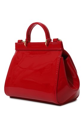 Детская кожаная сумка DOLCE & GABBANA красного цвета по цене 48450 руб., арт. EB0003/A1067 | Фото 2 Детская кожаная сумка DOLCE & GABBANA красного цвета, арт. EB0003/A1067 | Фото 2