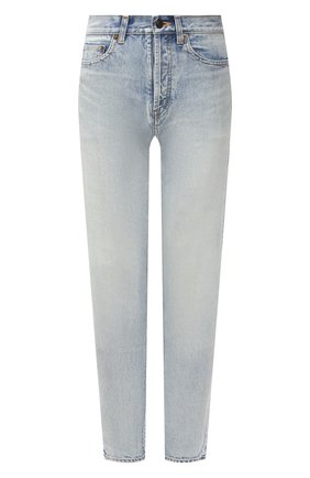 Женские джинсы SAINT LAURENT голубого цвета по цене 68900 руб., арт. 614443/Y35AC | Фото 1 Женские джинсы SAINT LAURENT голубого цвета, арт. 614443/Y35AC | Фото 1