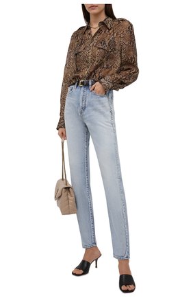 Женская шелковая рубашка RALPH LAUREN коричневого цвета по цене 149000 руб., арт. 290834748 | Фото 2 Женская шелковая рубашка RALPH LAUREN коричневого цвета, арт. 290834748 | Фото 2