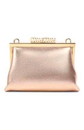 Женские кошелек на цепочке MIU MIU розового цвета по цене 62000 руб., арт. 5MT016-2DNP-F0CIM | Фото 1 Женские кошелек на цепочке MIU MIU розового цвета, арт. 5MT016-2DNP-F0CIM | Фото 1