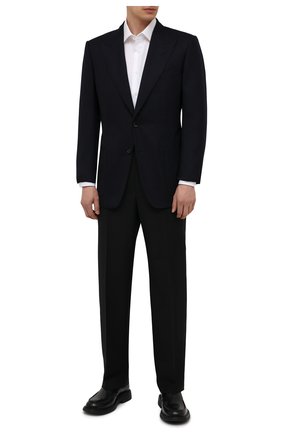 Мужской шерстяной пиджак TOM FORD темно-синего цвета по цене 294000 руб., арт. 211R67/11HA40 | Фото 2 Мужской шерстяной пиджак TOM FORD темно-синего цвета, арт. 211R67/11HA40 | Фото 2