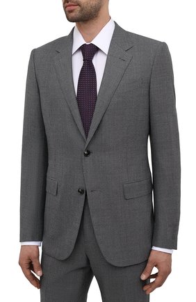 Мужской шерстяной костюм ERMENEGILDO ZEGNA серого цвета по цене 330500 руб., арт. 222546/221225 | Фото 2 Мужской шерстяной костюм ERMENEGILDO ZEGNA серого цвета, арт. 222546/221225 | Фото 2