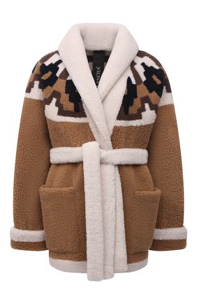 Женская шуба из овчины BLANCHA коричневого цвета по цене 268000 руб., арт. 21193/300/41/VAR. CAMMELL0 | Фото 1 Женская шуба из овчины BLANCHA коричневого цвета, арт. 21193/300/41/VAR. CAMMELL0 | Фото 1