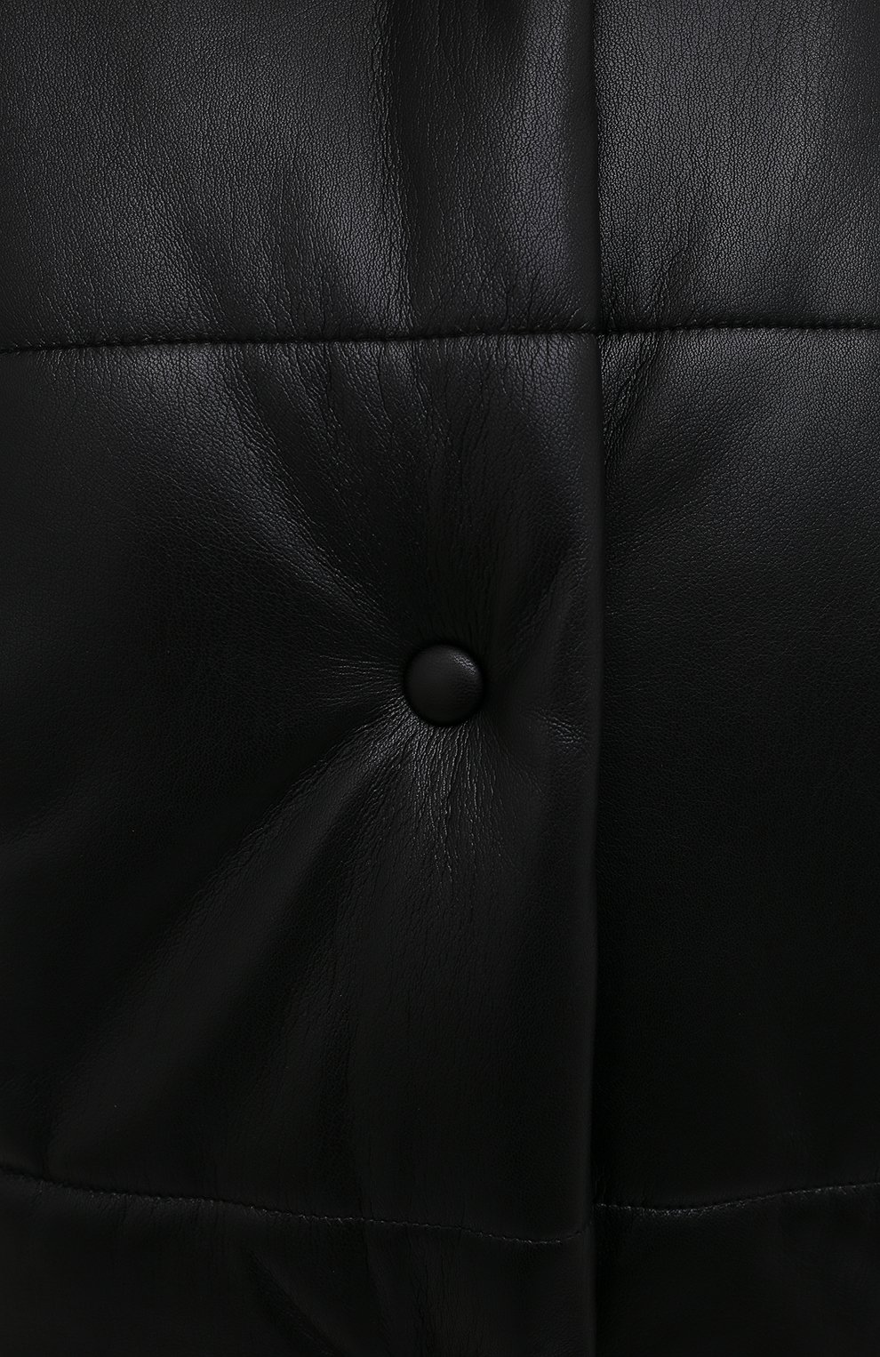 Женская утепленная куртка из экокожи NANUSHKA черного цвета, арт. NW20CRJK01899 | Фото 5 (Кросс-КТ: Куртка, Утепленный; Рукава: Длинные; Материал внешний: Синтетический материал; Стили: Спорт-шик; Материал подклада: Синтетический материал; Длина (верхняя одежда): Короткие)