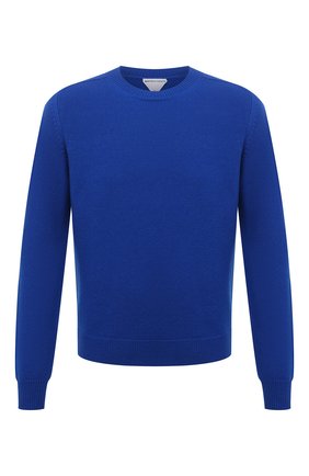 Мужской шерстяной свитер BOTTEGA VENETA синего цвета по цене 56550 руб., арт. 638771/V07J0 | Фото 1 Мужской шерстяной свитер BOTTEGA VENETA синего цвета, арт. 638771/V07J0 | Фото 1