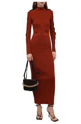 Женская сумка mount small BOTTEGA VENETA темно-коричневого цвета по цене 299500 руб., арт. 667399/V12J0 | Фото 3 Женская сумка mount small BOTTEGA VENETA темно-коричневого цвета, арт. 667399/V12J0 | Фото 3 (Сумки-технические: Сумки top-handle; Материал: Натуральная кожа; Региональные ограничения белый список (Axapta Mercury): RU; Ремень/цепочка: На ремешке; Размер: small)