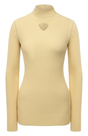 Женская шерстяная водолазка BOTTEGA VENETA цвета по цене 73950 руб., арт. 662397/V0Z80 | Фото 1 Женская шерстяная водолазка BOTTEGA VENETA цвета, арт. 662397/V0Z80 | Фото 1 (Материал внешний: Шерсть; Длина (для топов): Стандартные; Рукава: Длинные; Женское Кросс-КТ: Водолазка-одежда; Стили: Гламурный)