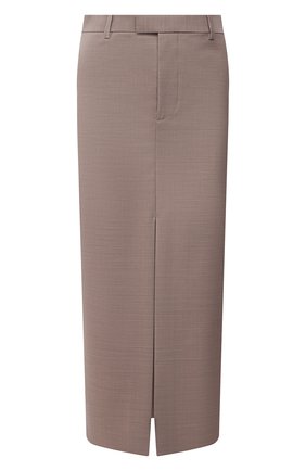 Женская шерстяная юбка BOTTEGA VENETA бежевого цвета по цене 62650 руб., арт. 659561/VKIU0 | Фото 1 Женская шерстяная юбка BOTTEGA VENETA бежевого цвета, арт. 659561/VKIU0 | Фото 1 (Материал внешний: Шерсть; Женское Кросс-КТ: Юбка-одежда; Длина Ж (юбки, платья, шорты): Миди; Стили: Гламурный)