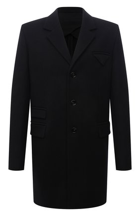 Мужской шерстяное пальто BOTTEGA VENETA черного цвета по цене 211500 руб., арт. 659597/VKUU0 | Фото 1 Мужской шерстяное пальто BOTTEGA VENETA черного цвета, арт. 659597/VKUU0 | Фото 1 (Материал внешний: Шерсть; Материал подклада: Вискоза; Длина (верхняя одежда): До середины бедра; Рукава: Длинные; Стили: Классический, Минимализм; Мужское Кросс-КТ: пальто-верхняя одежда)