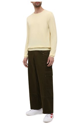 Мужские текстильные кеды DSQUARED2 белого цвета по цене 17250 руб., арт. SNM0171 00300001 | Фото 2 Мужские текстильные кеды DSQUARED2 белого цвета, арт. SNM0171 00300001 | Фото 2