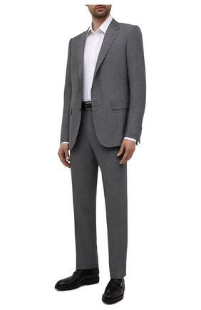 Мужские кожаные монки KITON черного цвета по цене 213500 руб., арт. USSWALTN00100 | Фото 2 Мужские кожаные монки KITON черного цвета, арт. USSWALTN00100 | Фото 2