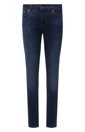 Мужские джинсы 7 FOR ALL MANKIND синего цвета по цене 26700 руб., арт. JSD4U580TU | Фото 1 Мужские джинсы 7 FOR ALL MANKIND синего цвета, арт. JSD4U580TU | Фото 1 (Длина (брюки, джинсы): Стандартные; Материал внешний: Хлопок, Деним; Силуэт М (брюки): Узкие; Кросс-КТ: Деним; Стили: Гранж; Детали: Потертости)