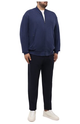 Мужской толстовка POLO RALPH LAUREN темно-синего цвета по цене 15100 руб., арт. 711842844/PRL BS | Фото 2 Мужской толстовка POLO RALPH LAUREN темно-синего цвета, арт. 711842844/PRL BS | Фото 2 (Материал внешний: Хлопок; Рукава: Длинные; Big sizes: Big Sizes; Мужское Кросс-КТ: Толстовка-одежда; Стили: Спорт-шик)