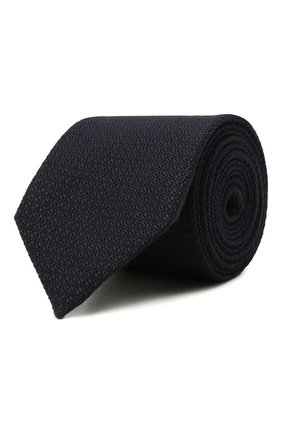 Мужской галстук из шелка и кашемира ZEGNA COUTURE темно-синего цвета по цене 24050 руб., арт. Z2C05T/13X | Фото 1 Мужской галстук из шелка и кашемира ZEGNA COUTURE темно-синего цвета, арт. Z2C05T/13X | Фото 1