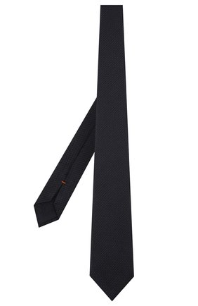 Мужской галстук из шелка и кашемира ZEGNA COUTURE темно-синего цвета, арт. Z2C05T/13X | Фото 2 (Материал: Текстиль, Шерсть, Кашемир, Шелк; Принт: Без принта)