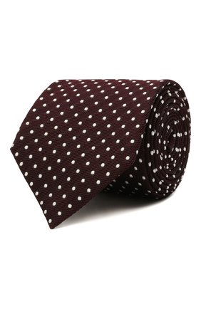 Мужской шелковый галстук ZEGNA COUTURE бордового цвета по цене 24050 руб., арт. Z2C03T/13X | Фото 1 Мужской шелковый галстук ZEGNA COUTURE бордового цвета, арт. Z2C03T/13X | Фото 1