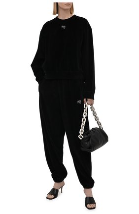 Женские хлопковые джоггеры ALEXANDERWANG.T черного цвета по цене 33250 руб., арт. 4CC3214111 | Фото 2 Женские хлопковые джоггеры ALEXANDERWANG.T черного цвета, арт. 4CC3214111 | Фото 2