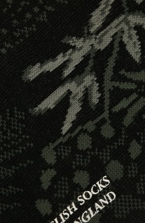 Мужские носки PANTHERELLA черного цвета, арт. 535626 | Фото 2 (Материал внешний: Хлопок, Синтетический материал; Кросс-КТ: бельё)