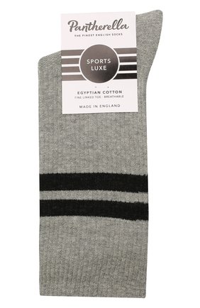 Мужские носки PANTHERELLA серого цвета, арт. 6000S | Фото 1 (Материал внешний: Хлопок; Кросс-КТ: бельё)