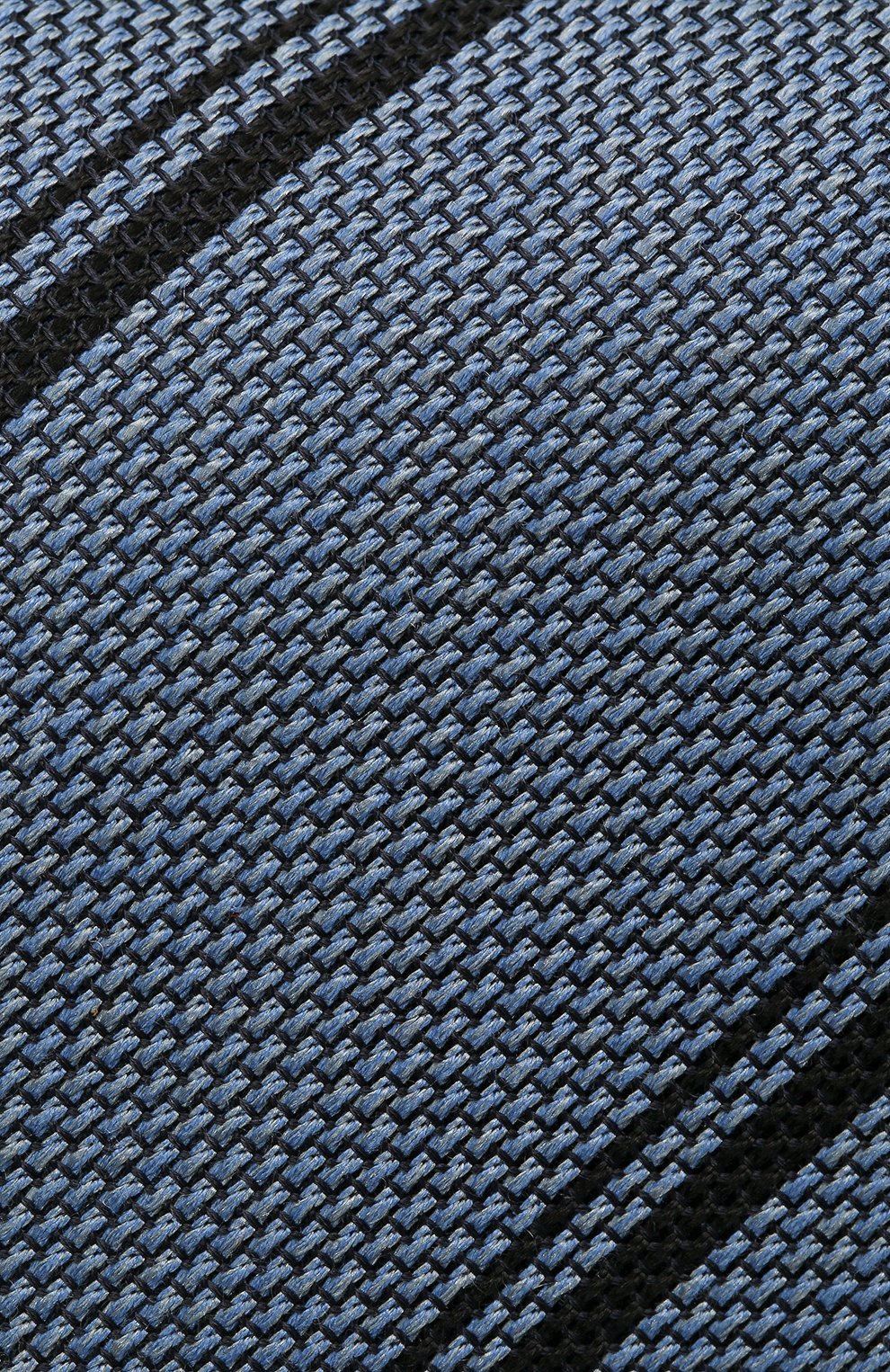 Мужской шелковый галстук BRIONI тёмно-голубого цвета, арт. 062H00/01411 | Фото 3 (Принт: С принтом; Материал: Текстиль, Шелк)