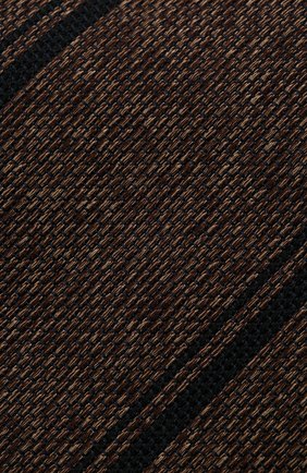 Мужской шелковый галстук BRIONI коричневого цвета по цене 27900 руб., арт. 062H00/01411 | Фото 4 Мужской шелковый галстук BRIONI коричневого цвета, арт. 062H00/01411 | Фото 4 (Принт: С принтом; Материал: Текстиль, Шелк)