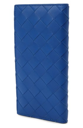 Мужской кожаное портмоне BOTTEGA VENETA синего цвета по цене 49600 руб., арт. 635077/VCPQ4 | Фото 2 Мужской кожаное портмоне BOTTEGA VENETA синего цвета, арт. 635077/VCPQ4 | Фото 2