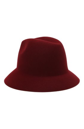 Женская фетровая шляпа ingrid LORO PIANA бордового цвета, арт. FAL3434 | Фото 2 (Материал: Шерсть, Текстиль)