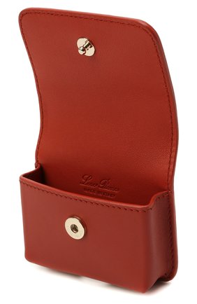 Кожаный чехол для airpods pro LORO PIANA бордового цвета по цене 58800 руб., арт. FAL8177 | Фото 3 Кожаный чехол для airpods pro LORO PIANA бордового цвета, арт. FAL8177 | Фото 3 (Материал: Натуральная кожа; Женское Кросс-КТ: Кожа AirPods)