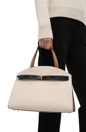 Женская сумка furla margherita FURLA светло-бежевого цвета по цене 38350 руб., арт. WB00178/HSC000 | Фото 2 Женская сумка furla margherita FURLA светло-бежевого цвета, арт. WB00178/HSC000 | Фото 2