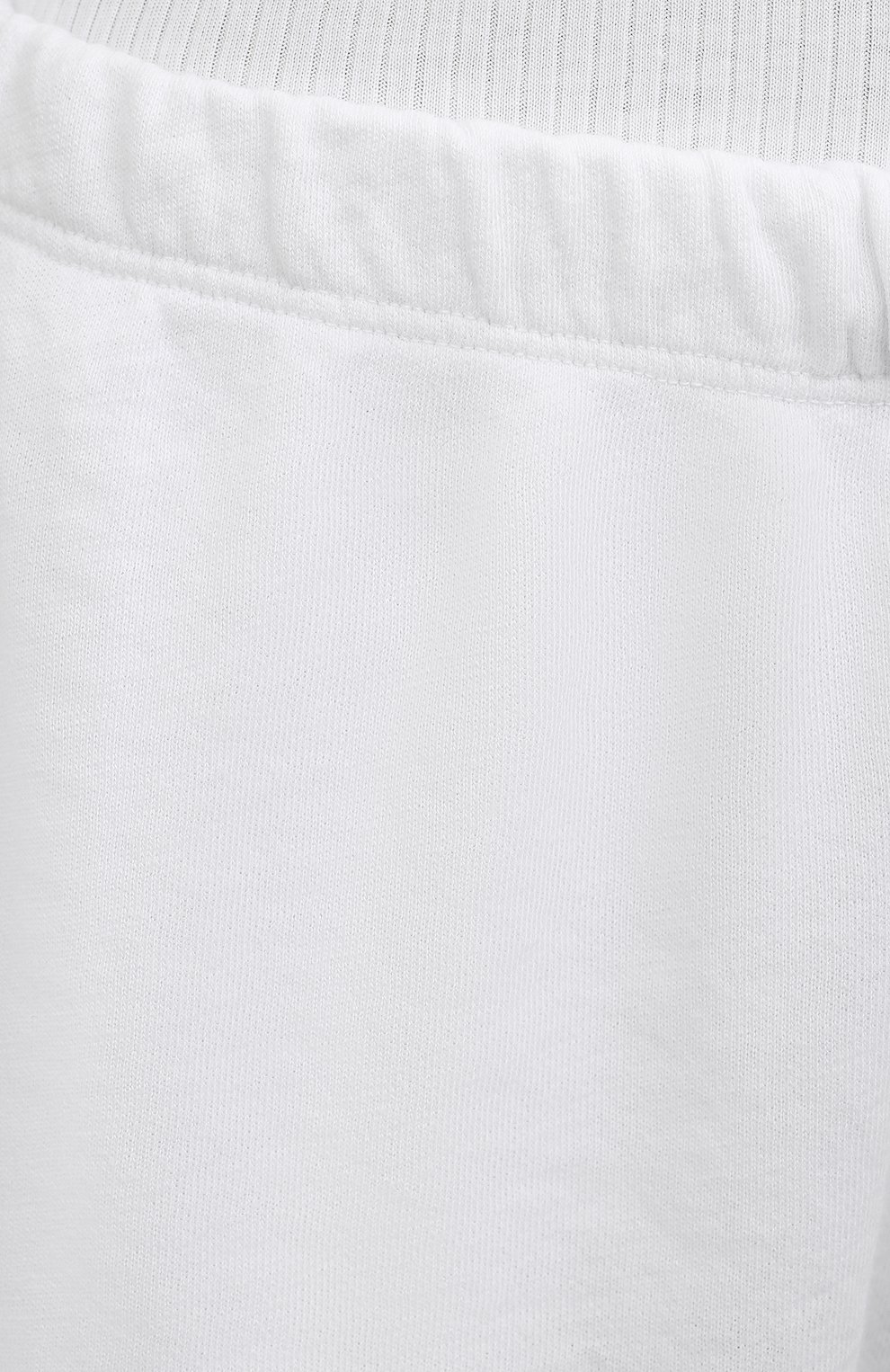 Женские хлопковые шорты JAMES PERSE белого цвета, арт. WXA4288 | Фото 5 (Женское Кросс-КТ: Шорты-одежда; Длина Ж (юбки, платья, шорты): Мини; Материал внешний: Хлопок; Стили: Спорт-шик)