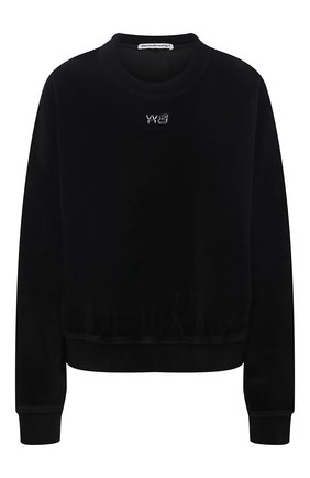 Женский хлопковый свитшот ALEXANDERWANG.T черного цвета по цене 33250 руб., арт. 4CC3211265 | Фото 1 Женский хлопковый свитшот ALEXANDERWANG.T черного цвета, арт. 4CC3211265 | Фото 1