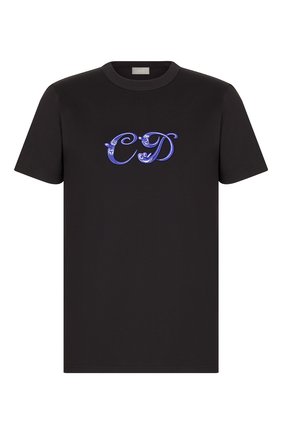 Мужская хлопковая футболка dior x kenny scharf DIOR черного цвета по цене 60000 руб., арт. 193J697A0677C985 | Фото 1 Мужская хлопковая футболка dior x kenny scharf DIOR черного цвета, арт. 193J697A0677C985 | Фото 1