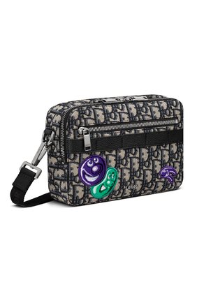 Мужская текстильная сумка safari dior x kenny scharf DIOR бежевого цвета по цене 180000 руб., арт. 1ESPO206UAUH10E | Фото 2 Мужская текстильная сумка safari dior x kenny scharf DIOR бежевого цвета, арт. 1ESPO206UAUH10E | Фото 2