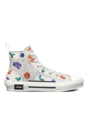 Мужские текстильные кеды b23 dior x kenny scharf DIOR белого цвета по цене 110000 руб., арт. 3SH118ZKKH065 | Фото 1 Мужские текстильные кеды b23 dior x kenny scharf DIOR белого цвета, арт. 3SH118ZKKH065 | Фото 1
