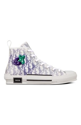 Мужские текстильные кеды b23 dior x kenny scharf DIOR белого цвета по цене 110000 руб., арт. 3SH118ZKYH065 | Фото 1 Мужские текстильные кеды b23 dior x kenny scharf DIOR белого цвета, арт. 3SH118ZKYH065 | Фото 1