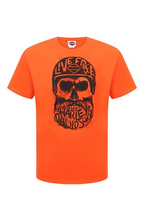 Мужская хлопковая футболка exclusive for moscow HARLEY-DAVIDSON оранжевого цвета по цене 4670 руб., арт. R004022 | Фото 1 Мужская хлопковая футболка exclusive for moscow HARLEY-DAVIDSON оранжевого цвета, арт. R004022 | Фото 1