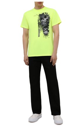 Мужская хлопковая футболка exclusive for moscow HARLEY-DAVIDSON светло-зеленого цвета, арт. R004023 | Фото 2 (Материал внешний: Хлопок; Рукава: Короткие; Принт: С принтом; Стили: Гранж)