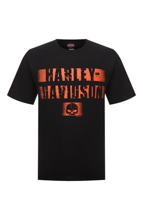 Мужская хлопковая футболка exclusive for moscow HARLEY-DAVIDSON черного цвета по цене 5660 руб., арт. R004037 | Фото 1 Мужская хлопковая футболка exclusive for moscow HARLEY-DAVIDSON черного цвета, арт. R004037 | Фото 1