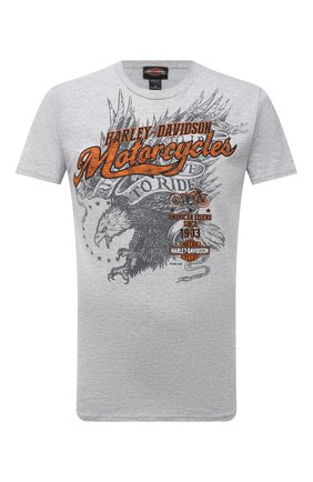 Мужская хлопковая футболка exclusive for moscow HARLEY-DAVIDSON серого цвета по цене 4670 руб., арт. R004051 | Фото 1 Мужская хлопковая футболка exclusive for moscow HARLEY-DAVIDSON серого цвета, арт. R004051 | Фото 1
