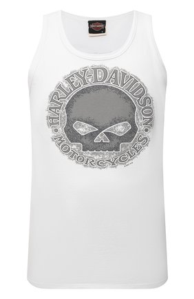 Мужская хлопковая майка exclusive for moscow HARLEY-DAVIDSON белого цвета по цене 5570 руб., арт. R004066 | Фото 1 Мужская хлопковая майка exclusive for moscow HARLEY-DAVIDSON белого цвета, арт. R004066 | Фото 1