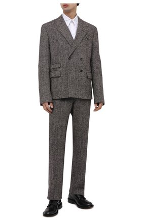 Мужские кожаные дерби BOTTEGA VENETA черного цвета по цене 64600 руб., арт. 651315/V10T0 | Фото 2 Мужские кожаные дерби BOTTEGA VENETA черного цвета, арт. 651315/V10T0 | Фото 2
